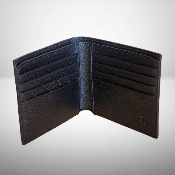 GUCCI BI-FOLD LEATHER WALLET WITH HORSEBIT - NEW - Picture 4 of 7